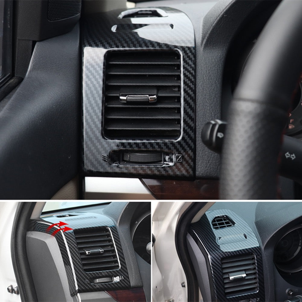 Mitsubishi Pajero Car Interior Carbon Stickers ABS Car Interior Protection Cover Body Kits For Mitsubishi Pajero 2007-2022 ABS Carbon Fiber Color Car Accessories Carbon Fiber Interior Modification 2007-2023 V97 V93 Interior Decoration Stickers