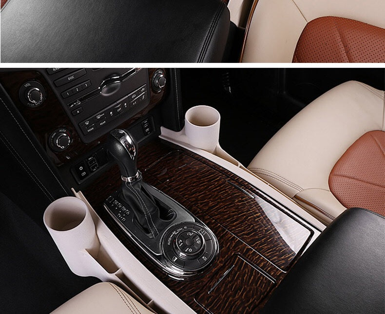 Nissan Patrol Y62 Seat Gap Cup Holder Storage Box – Interior Organizer Accessory (2010–2025)