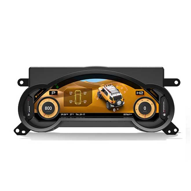 12.3-Inch Digital Dashboard Panel Virtual Instrument Cluster Speedometer for Toyota FJ Cruiser (2007–2023)
