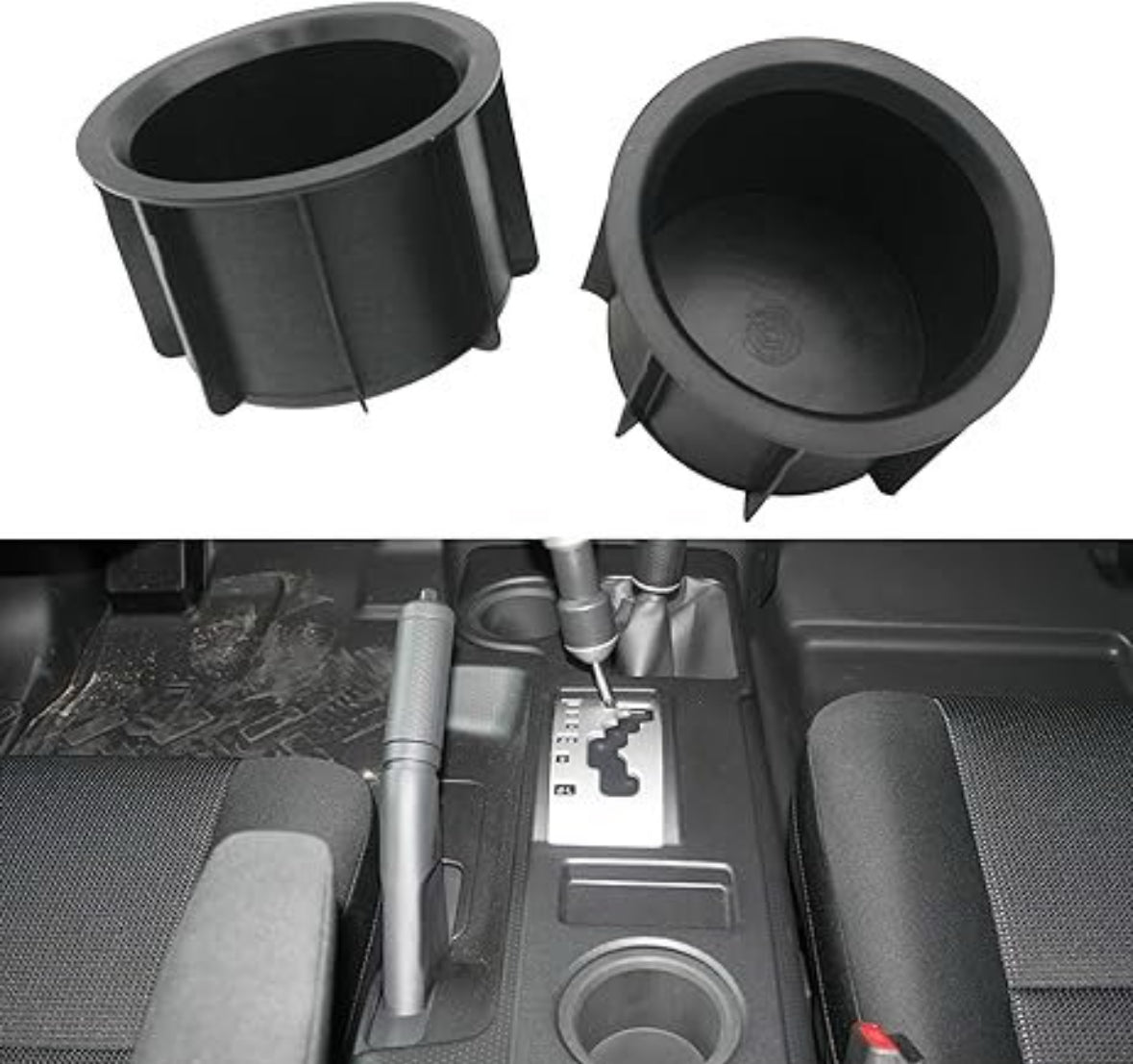 Fj Cruiser Center Console Cup Holder Rubber Insert for Toyota Fj Cruiser 2007-2023