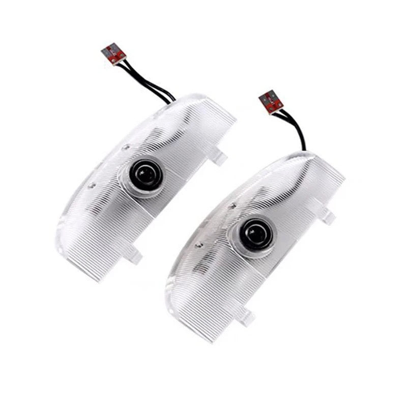 Mitsubishi Pajero 2X LED Car Door light For V93 V97 V80 V87 2007-11-2016-2023-welcome Projector lamp decoration Accessories 2pcs Car Led Courtesy Door Logo Projector Lamp for Mitsubishi