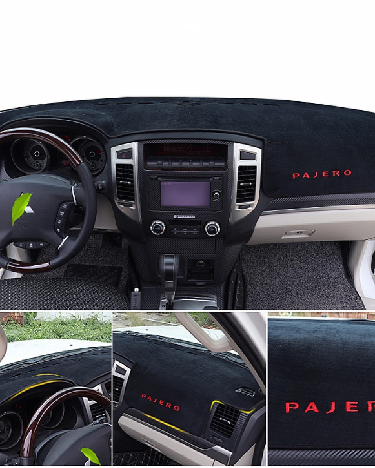 Pajero Dashboard Mat Mitsubishi Pajero Dashboard Covers Carpet pajero Sun Shade Protection Pad Dust Pad  Interior Accessories 2008 up