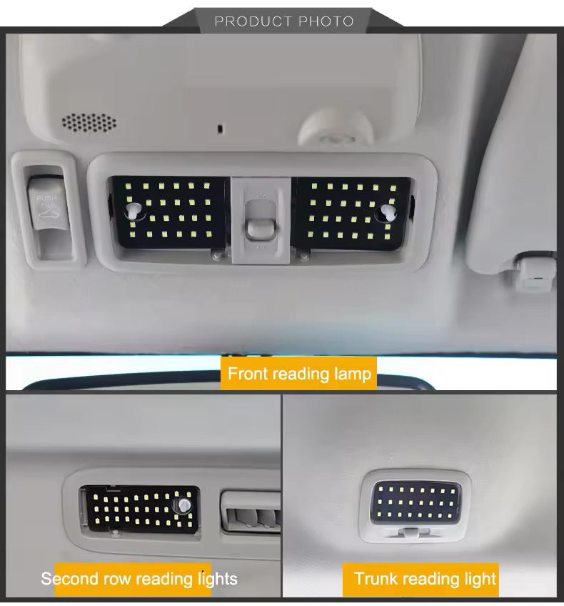 Mitsubishi Pajero Ceiling lamp LED modified reading lamp interior lamp auto parts LED shogun Montero V97V93 reading shed Reading Light Upgrade (2007–2023 Models) Interior Dome Lamp Modification | Bright White LED | Car Accessory Kit