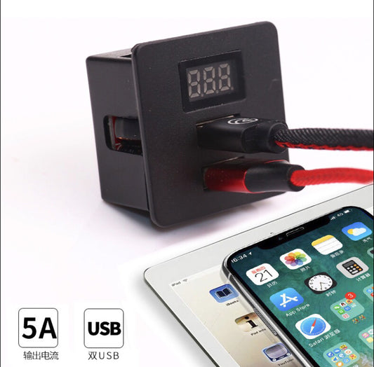Pajero USB Interface V97 V93 V87 Original USB-Type Charging 220V Pajero Rear Inverter Charging Port Modification Accessories suitable 2007 up 2023