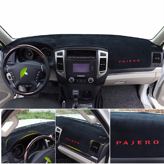 Pajero Dashboard Mat Mitsubishi Pajero Dashboard Covers Carpet pajero Sun Shade Protection Pad Dust Pad  Interior Accessories 2008 up