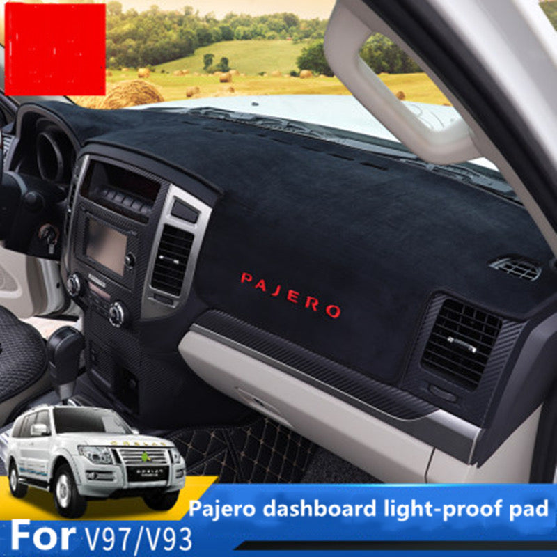 Pajero Dashboard Mat Mitsubishi Pajero Dashboard Covers Carpet pajero Sun Shade Protection Pad Dust Pad  Interior Accessories 2008 up